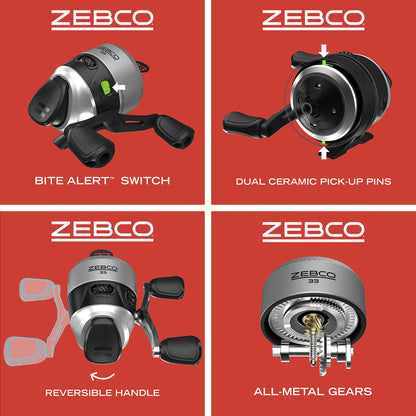  Zebco 33 MAX Spincast Reel