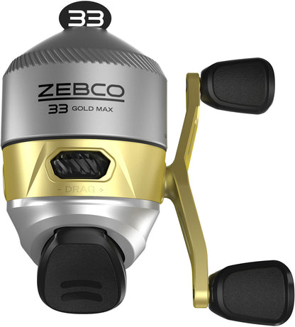  Zebco 33 MAX Gold Spincast Reel