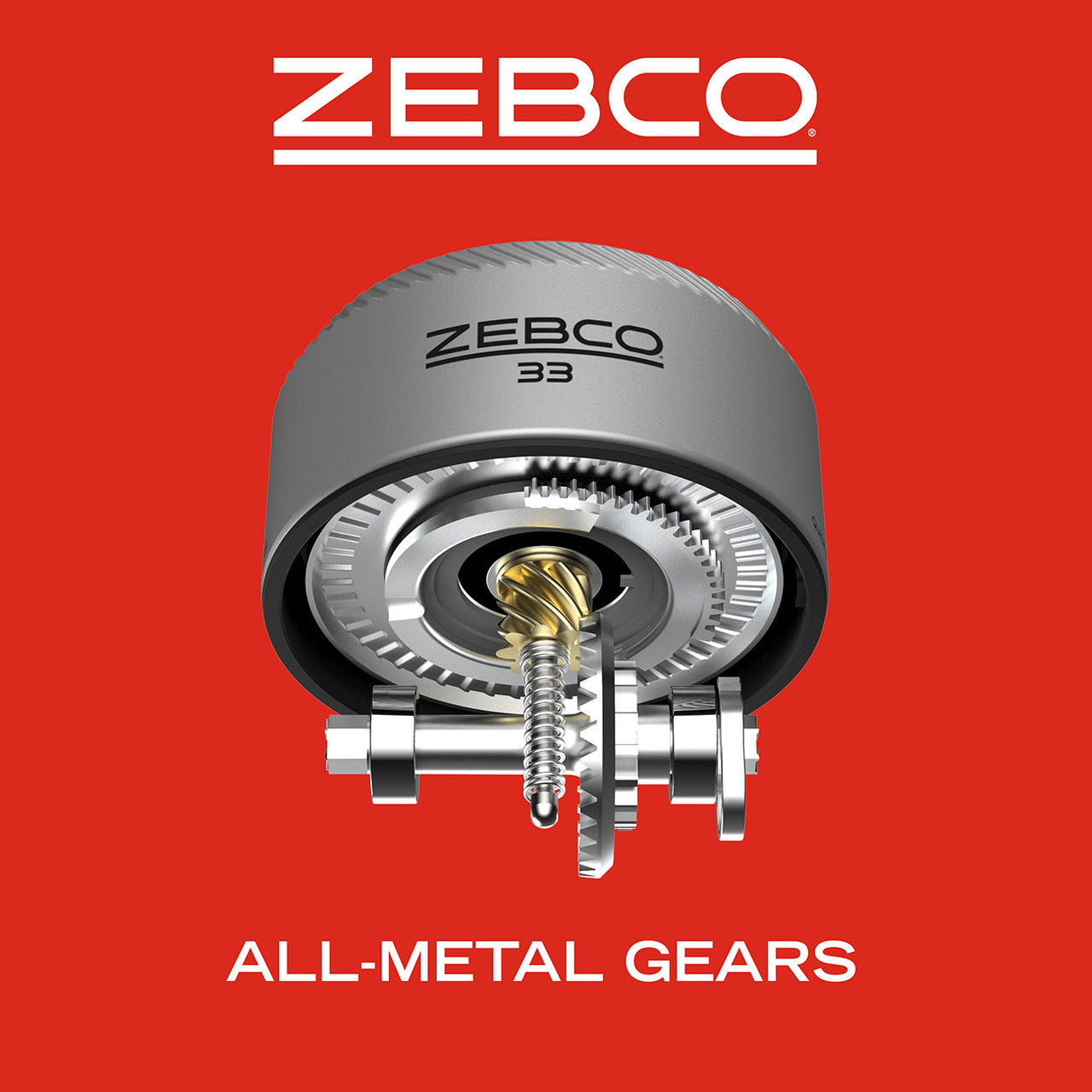  Zebco 33 MAX Gold Spincast Reel